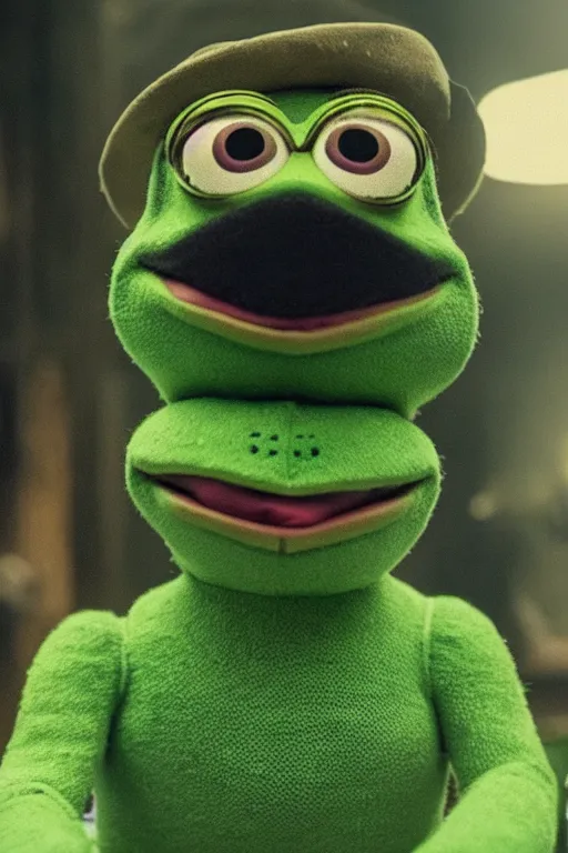 Prompt: Pepe the Frog as from Peaky Blinders, 4k, 8k, HD