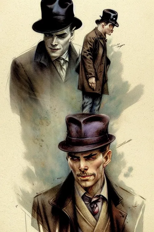 Image similar to (((((1950s film noir detective. muted colors.))))) by Jean-Baptiste Monge !!!!!!!!!!!!!!!!!!!!!!!!!!!