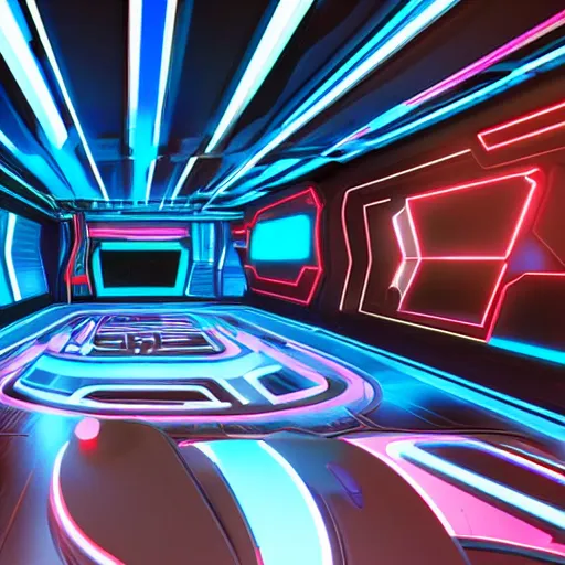 Image similar to Tron Room