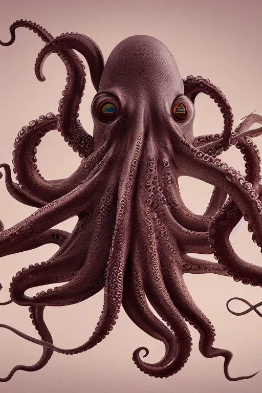 Image similar to cute octopus, ultra realistic, concept art, intricate details, highly detailed, photorealistic, octane render, 8 k