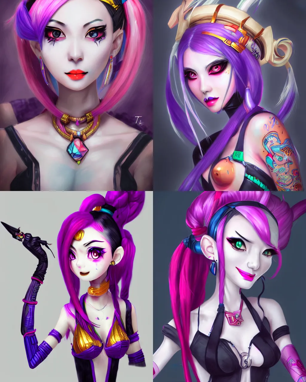 Prompt: jinx fanart by dao le trong, vivid, detailed, masterpiece