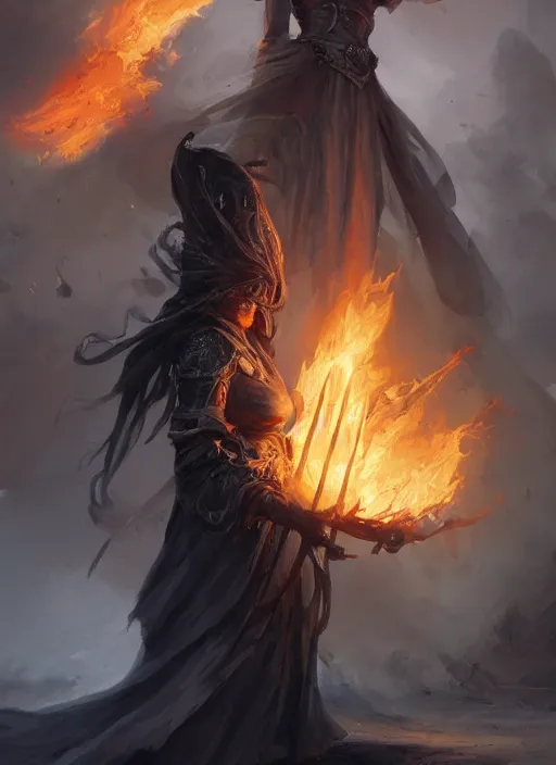 Image similar to blackflame friede by vladimir volegov and alexander averin and peder mørk mønsted and ross tran and raphael lacoste