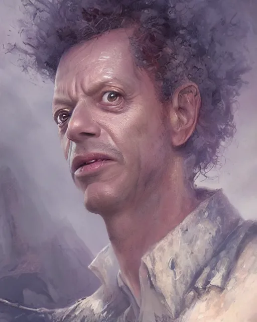 Prompt: lovechild of don knotts and a fish, fantasy character portrait, ultra realistic, concept art, intricate details, highly detailed by greg rutkowski, gaston bussiere, craig mullins, simon bisley