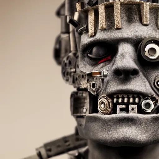 Image similar to a frankenstein monster made out of machine parts, 8 k, shallow depth of field, 8 k, ultra high detail, concept art, w 1 0 2 4