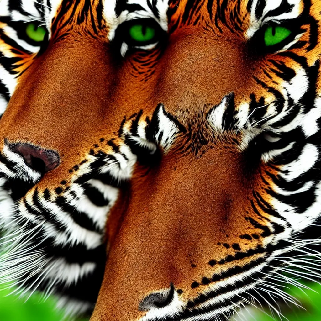 Image similar to tiger head, close up photo