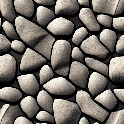 Image similar to seamless video game stone texture, digital art, unreal engine, 4 k