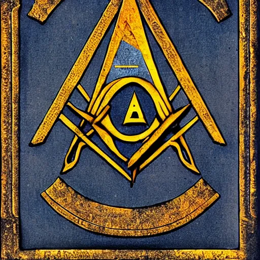 Image similar to masonic, occult lord of the rings