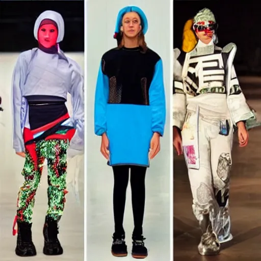 Prompt: the fashion of the year 2100