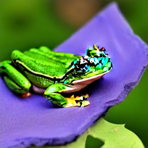 Image similar to Frog transforming into a prince