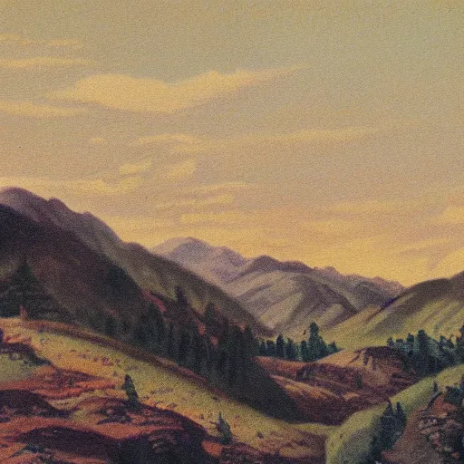 Prompt: painting of a landscape, by hitler