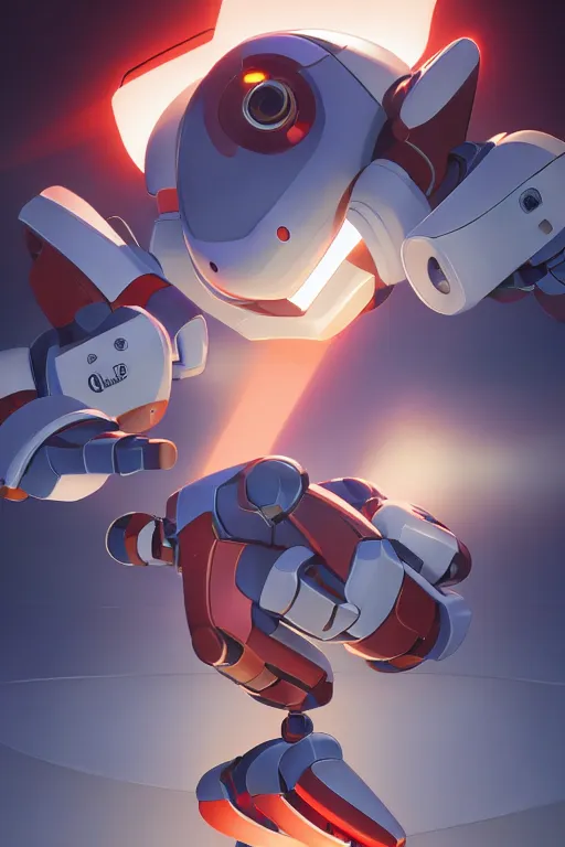 Image similar to metabots medabots medarotto medarot robot minimalist comics, behance hd by jesper ejsing, by rhads, makoto shinkai and lois van baarle, ilya kuvshinov, rossdraws global illumination ray tracing hdr radiating a glowing aura