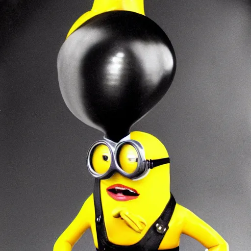 Image similar to Miles Davis as a yellow minion