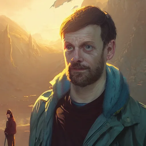 Image similar to highly detailed portrait, merlin adam, in gta v, stephen bliss, unreal engine, fantasy art by greg rutkowski, loish, rhads, ferdinand knab, makoto shinkai and lois van baarle, ilya kuvshinov, rossdraws, tom bagshaw, global illumination, radiant light, detailed and intricate environment