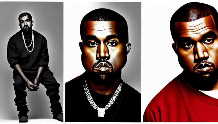 Prompt: the two complementary forces that make up all aspects and phenomena of life, by Kanye West