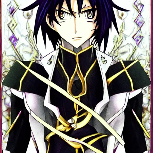 Prompt: Lelouch Lamperouge Nightmare Frame