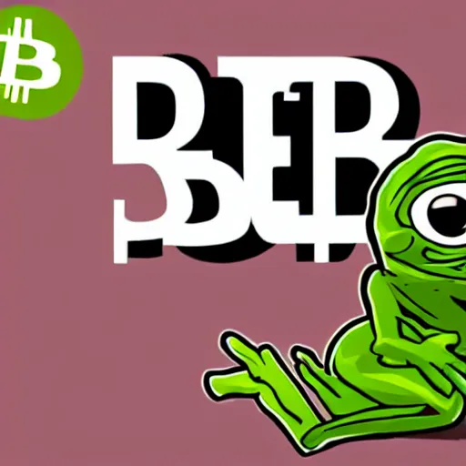 Prompt: pepe love crypto, trading, bitcoin