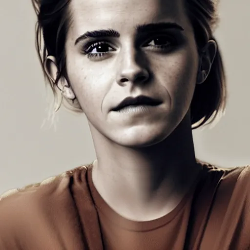 Prompt: emma watson by yuji moriguchi