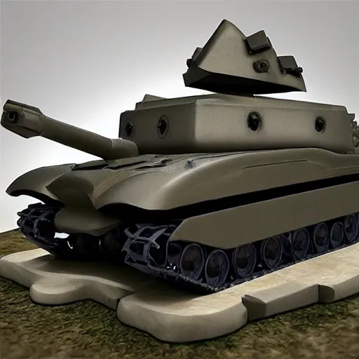 Image similar to futuristic battle tank