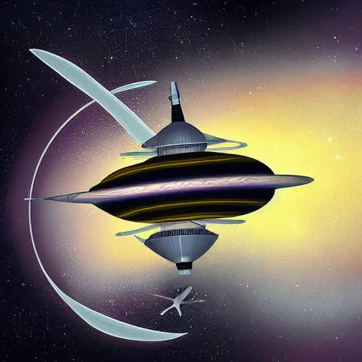 Image similar to voyager space craft illustration fantasy digital art by mohamed reda