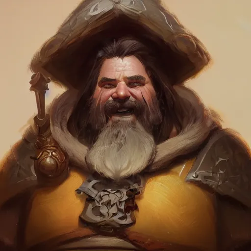 Prompt: a detailed portrait of a dwarf cleric, by justin gerard and greg rutkowski, digital art, realistic painting, dnd, character design, trending on artstation