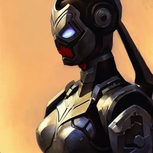 Image similar to greg manchess portrait painting of an armored dark female ironman spiderman as overwatch character, medium shot, asymmetrical, profile picture, organic painting, sunny day, matte painting, bold shapes, hard edges, street art, trending on artstation, by huang guangjian, gil elvgren, ruan jia, greg rutkowski, gaston bussiere