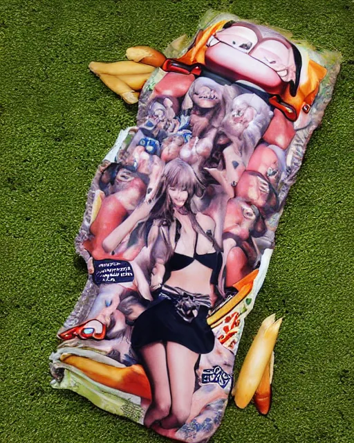 Image similar to corndog dakimakura, product picture, thumbnail, ebay listing, advertisement, bidding, internet picture