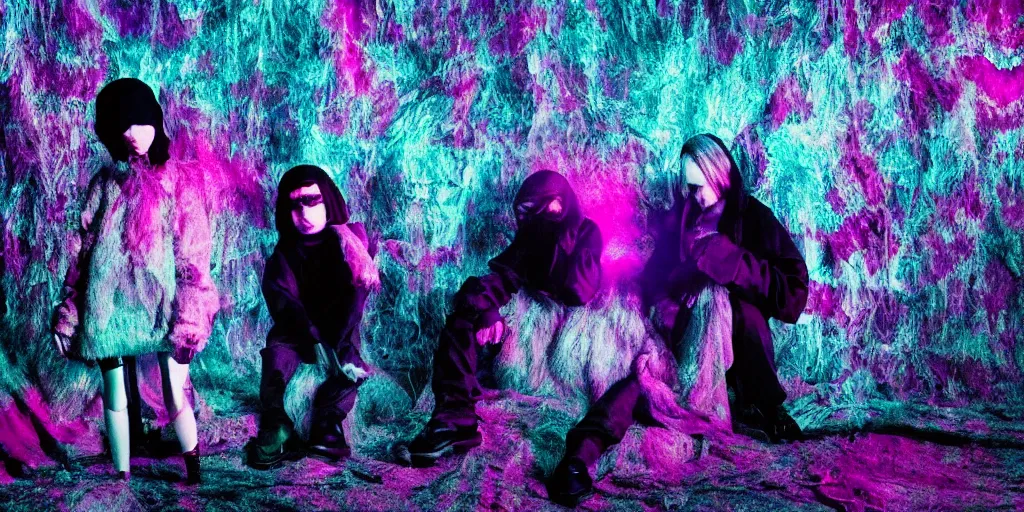 Prompt: crystal castles album art cover, amazing, vibrant, crazy, volumetric lighting, ambient, atmospheric, 8 5 mm, bokeh, ultra - detailed, focused, coherent, hypersonic, dreamy, moody