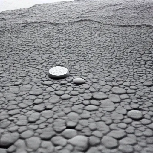 Image similar to moonwalker photo, lunar soil, city buildings, a detailed photo of a future norilsk base, moon landscape, street photo