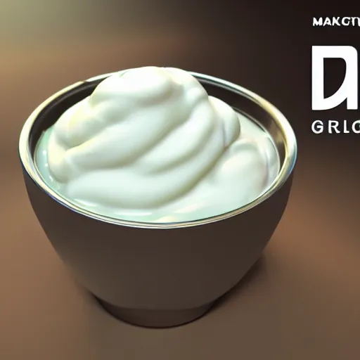 Prompt: yogurt!!! Gorilla shape, masterpiece, ((octane render, Nvidia raytracing demo))