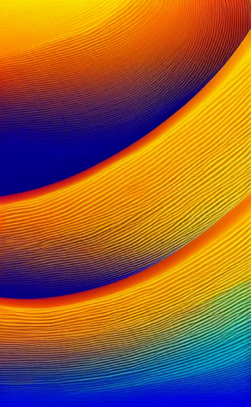 Image similar to gradient minimalist waves wallpaper, hd, 4 k