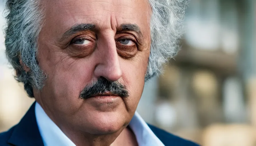 Prompt: hyper-realistic and anamorphic 2010s movie still close-up portrait of Giovanni Falcone, by Paolo Sorrentino, Leica SL2 30mm, beautiful color, high quality, high textured, detailed face