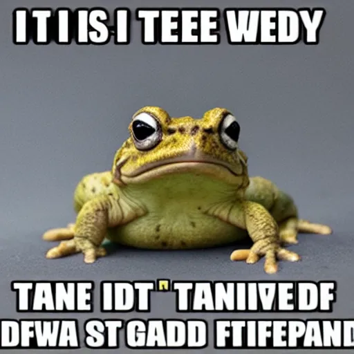 Image similar to it is Wednesday my dudes, meme, toad