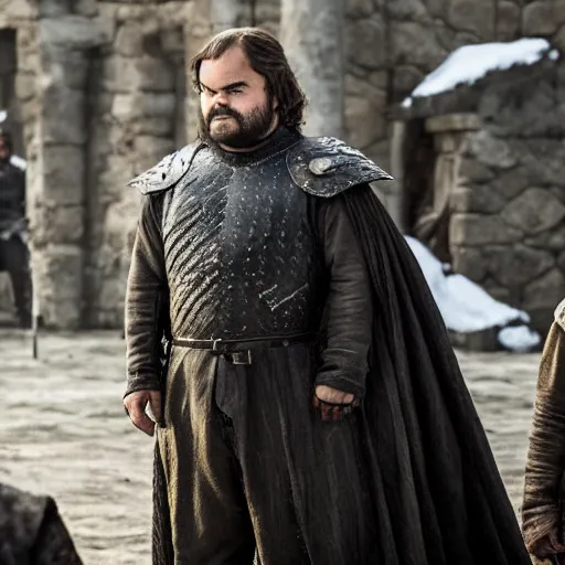 Image similar to jack black in game of thrones