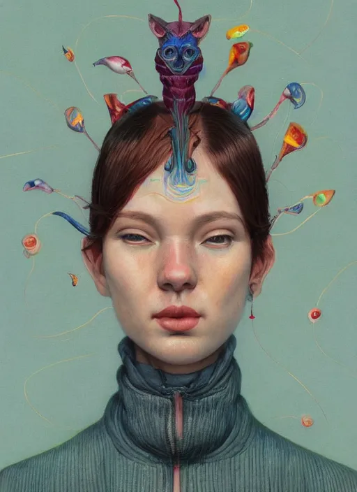 Prompt: head portrait :: by Martine Johanna and Simon Stålenhag and Chie Yoshii and Casey Weldon and wlop :: ornate, dynamic, particulate, rich colors, intricate, elegant, highly detailed, centered, artstation, smooth, sharp focus, octane render, 3d
