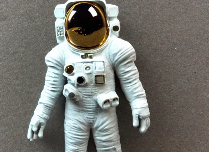 Prompt: Image on the store website, eBay, Full body, 80mm resin figure of an astronaut