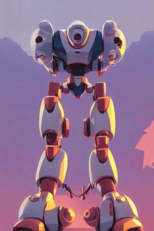 Image similar to metabots medabots medarotto medarot robot minimalist comics, behance hd by jesper ejsing, by rhads, makoto shinkai and lois van baarle, ilya kuvshinov, rossdraws global illumination ray tracing hdr radiating a glowing aura