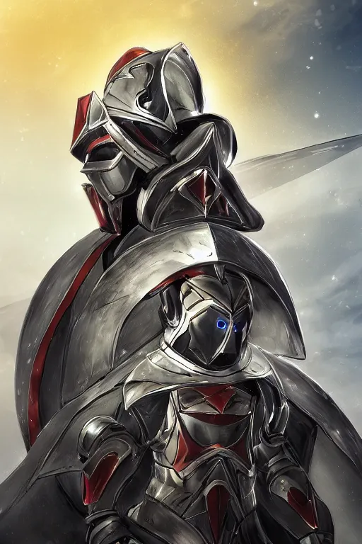 Image similar to helmet armor guardian destiny in witch queen illumination ray tracing hdr fanart arstation by sung choi robot ninja mask and eric pfeiffer and gabriel garza and casper konefal