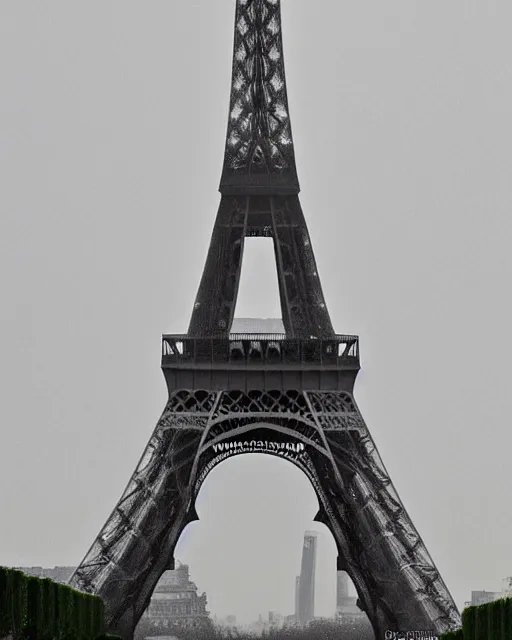 Image similar to Tour Eiffel futuristic style design by Zahah Hadid