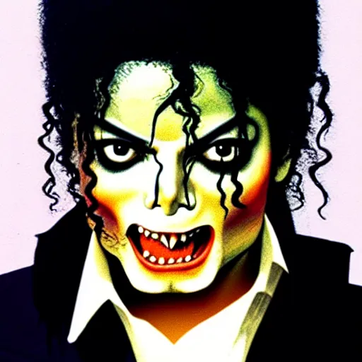 Image similar to demon michael jackson