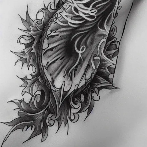 the ghost tattoo by Galaxithus on DeviantArt