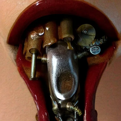 Image similar to a steampunk tongue