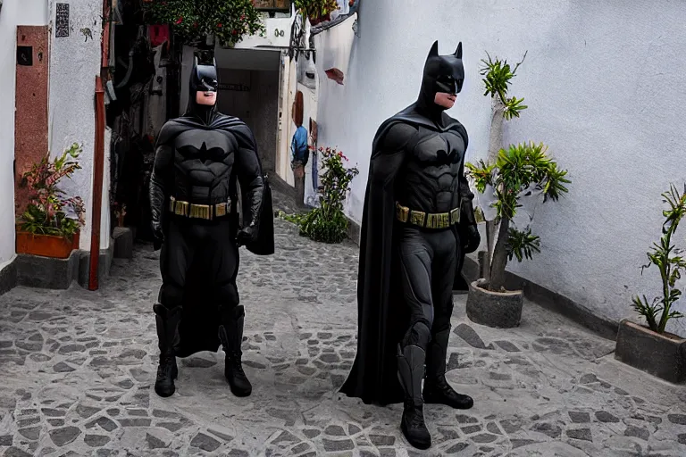 Image similar to Cinematography batman in La Laguna in Tenerife by Emmanuel Lubezky