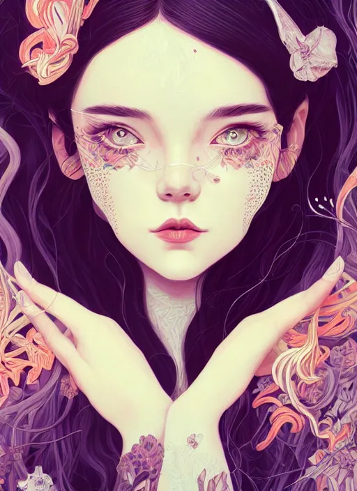 Prompt: girl venizian, extremely detailed, sharp focus, portrait, smooth, digital illustration, by james jean, by eliza ivanovo, by rossdraws, frank franzzeta, sakimichan