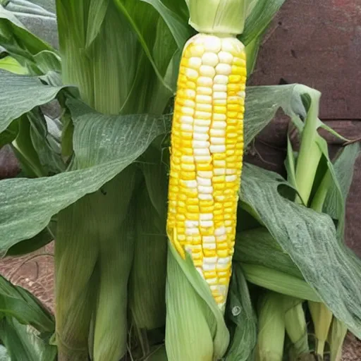 Image similar to how sweetcorn grow