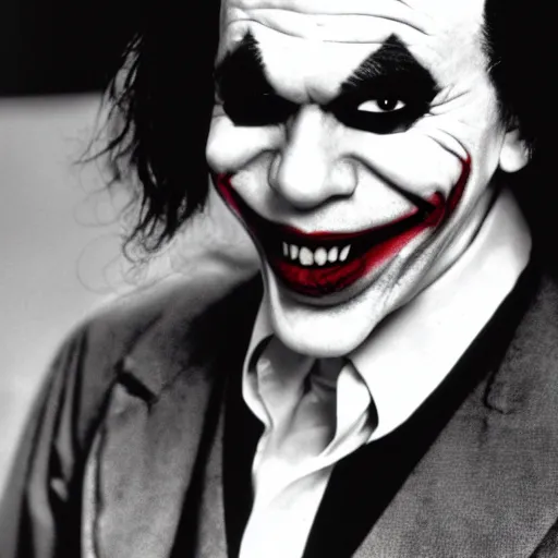 Image similar to gilbert gottfried as the joker