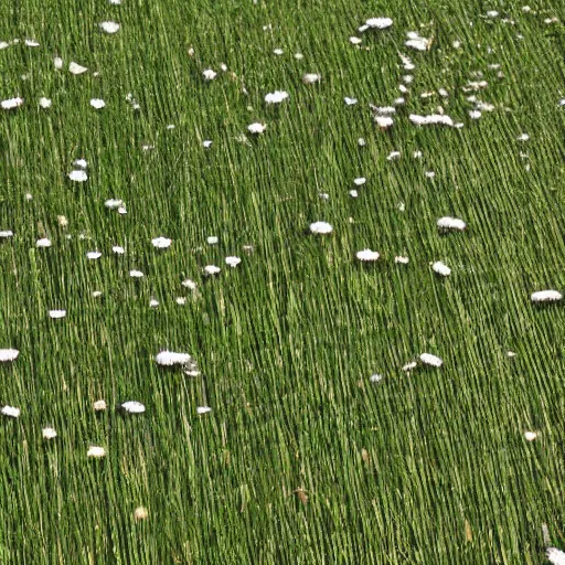Prompt: a infinite grassy field.