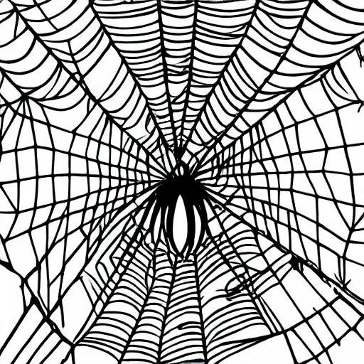Image similar to An interlocking series of rectangular nodes driven by vortices singling out a spider web premised upon the suffering of all man