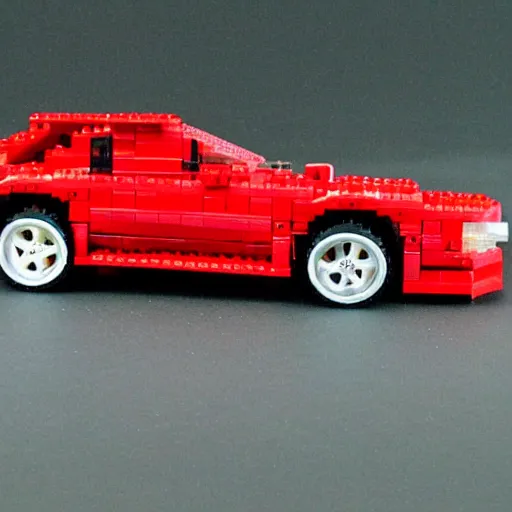 Prompt: 1 9 9 4 toyota supra lego set