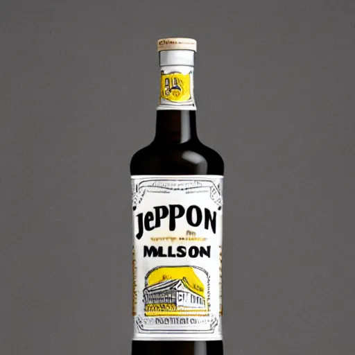 Image similar to a new design of the jeppsons malort bottle