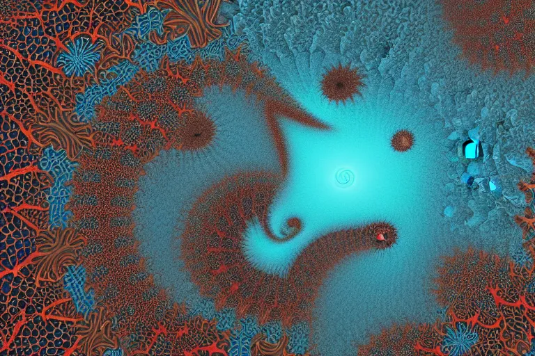 Image similar to fractal forest, fractal art, mandelbrot